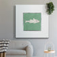 Block Print Fish VII-Premium Gallery Wrapped Canvas - Ready to Hang