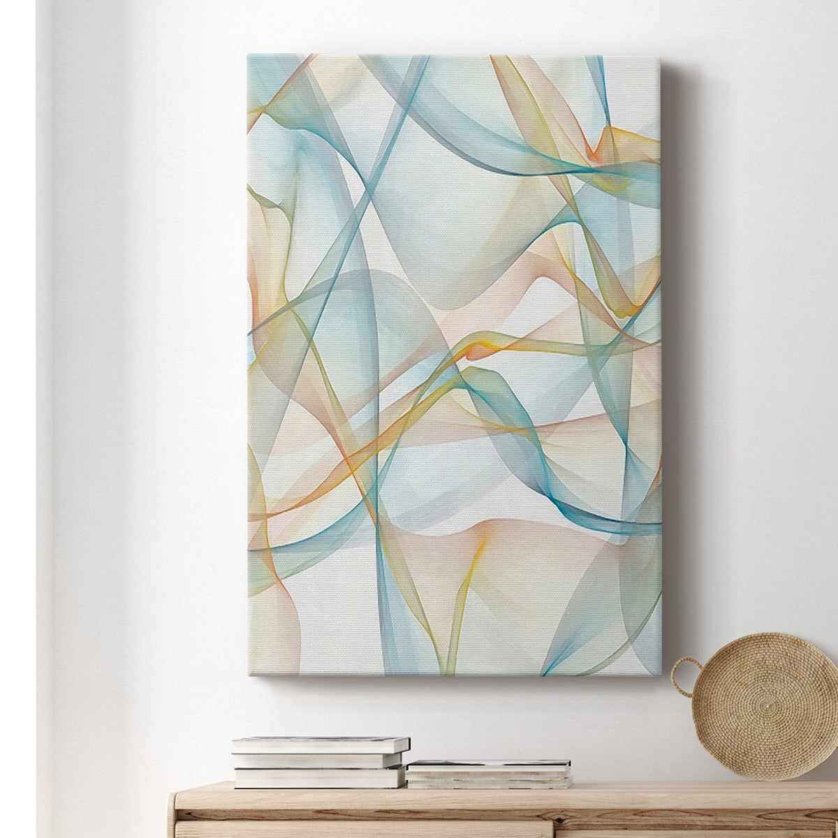 Curves and Waves IV - Canvas Art Print