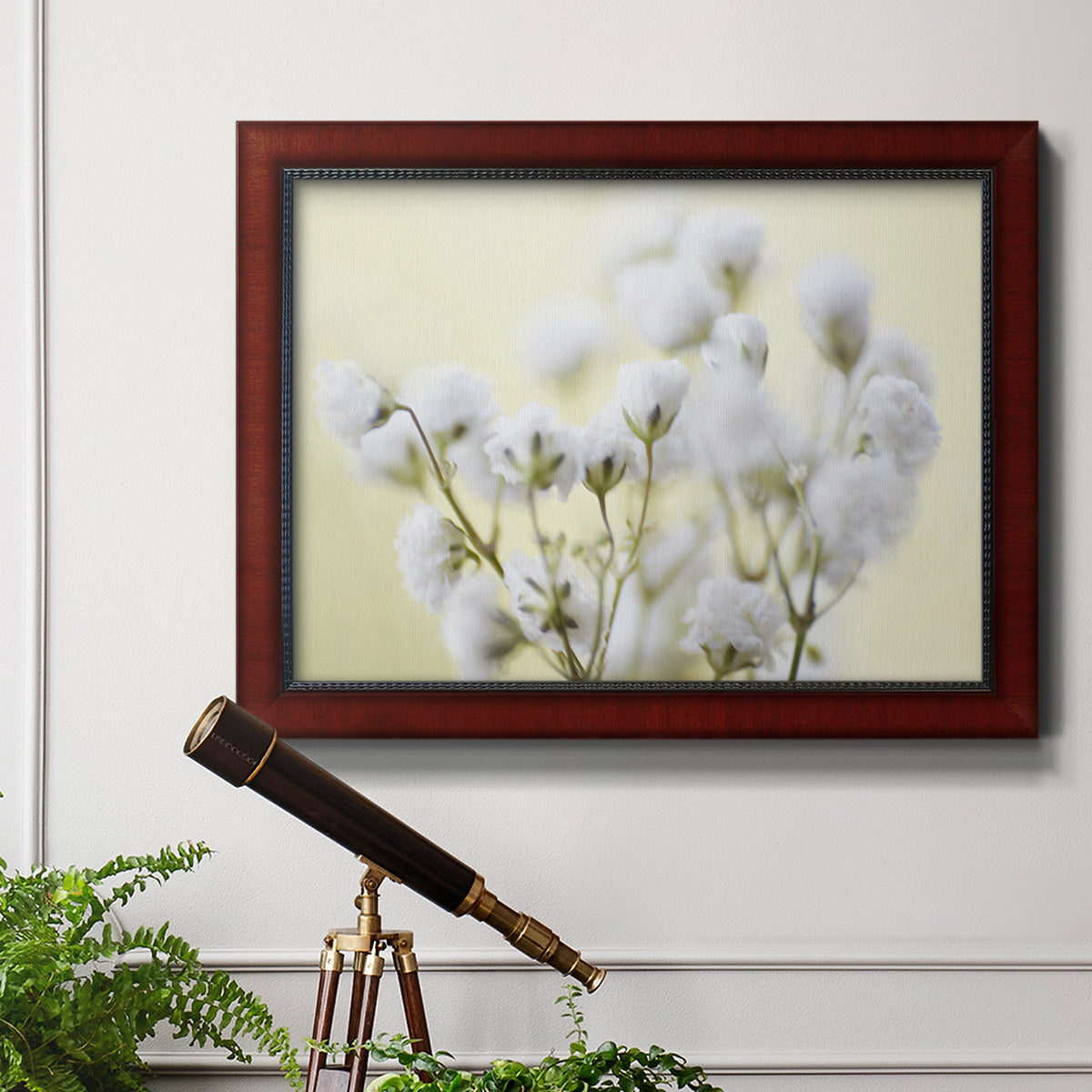 Baby's Breath Study IV Premium Framed Canvas- Ready to Hang