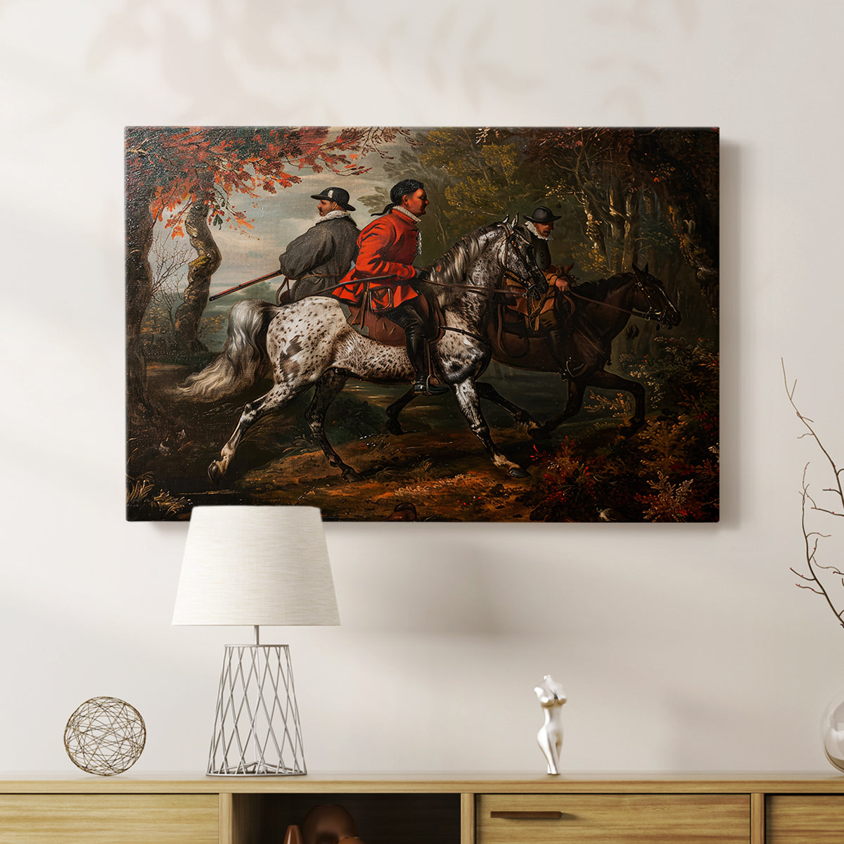 Vintage Hunt LXXVIII - Canvas Art Print