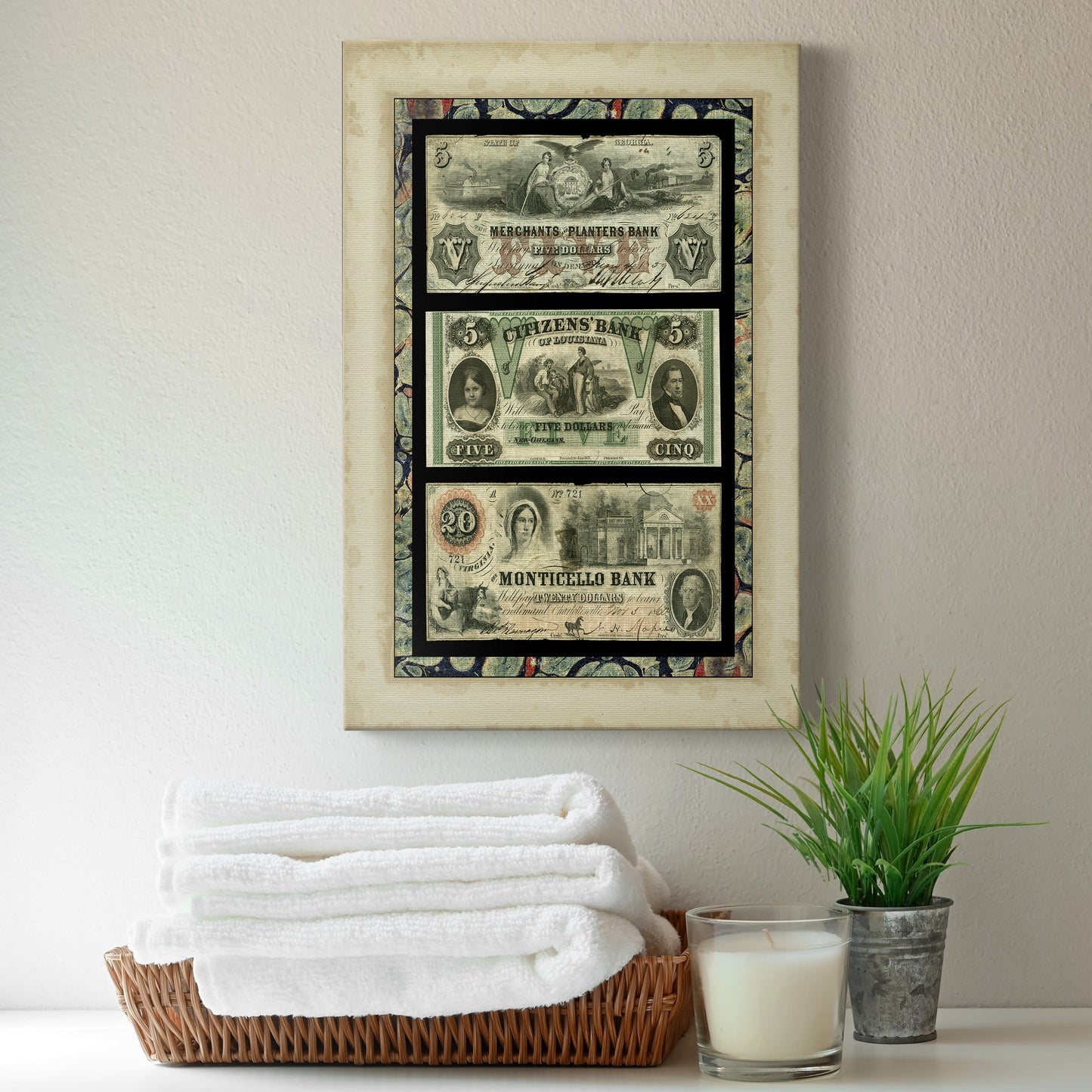 Money  Money  Money IV Premium Gallery Wrapped Canvas - Ready to Hang