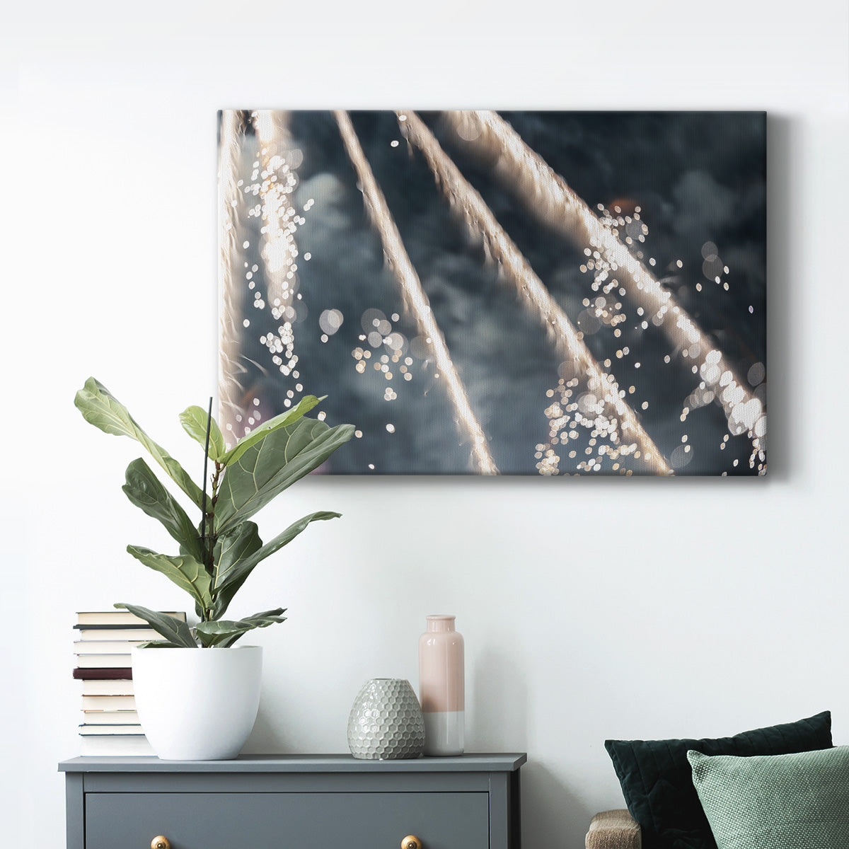 Celestial Glimmer - Canvas Art Print