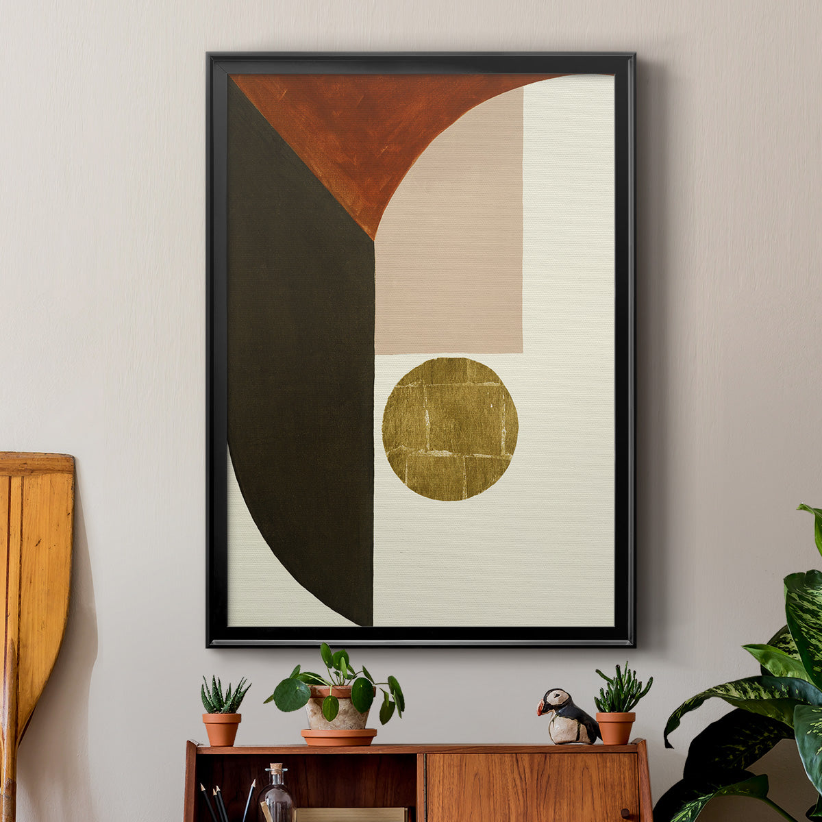 High Notes II - Modern Framed Canvas Print