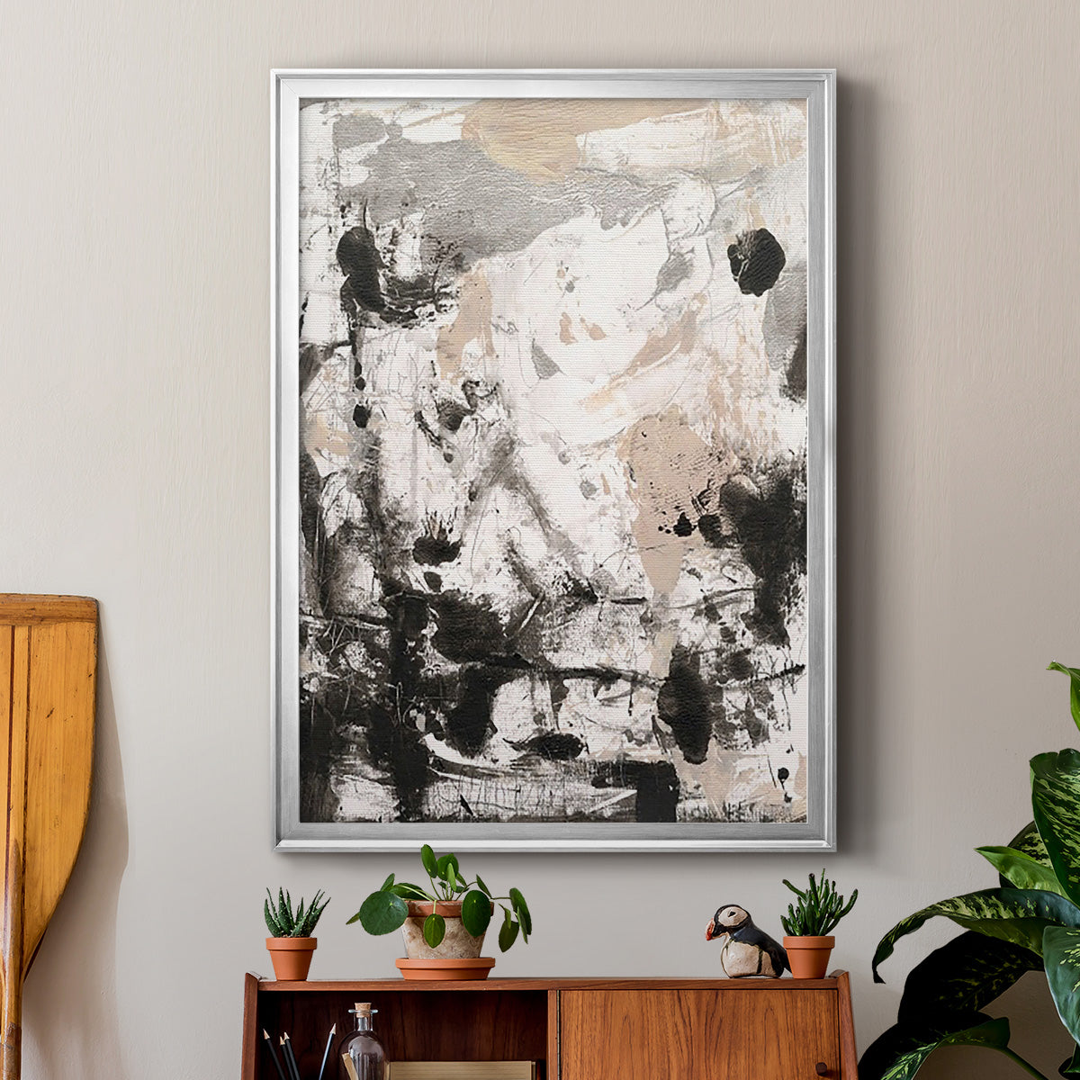 Disarray I - Modern Framed Canvas Print