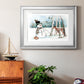 Snow Friends - Modern Framed Art Print