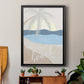 Beach Day - Modern Framed Canvas Print