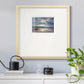 Aqua Blue Morning Premium Framed Print Double Matboard