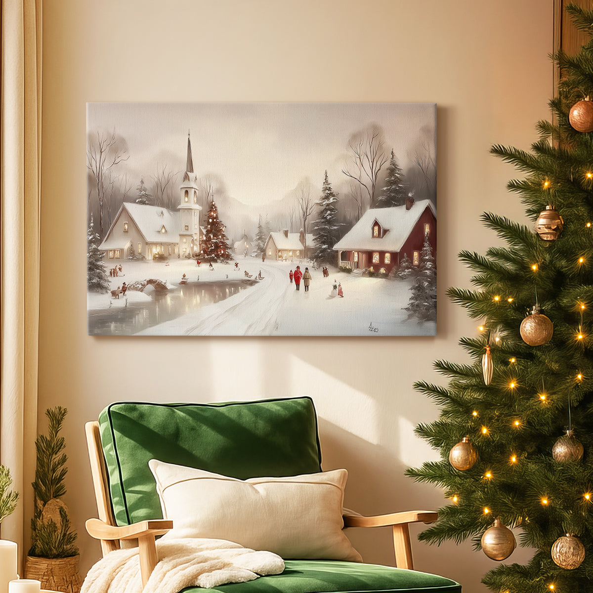Star of Gilded Serenade - Canvas Art Print