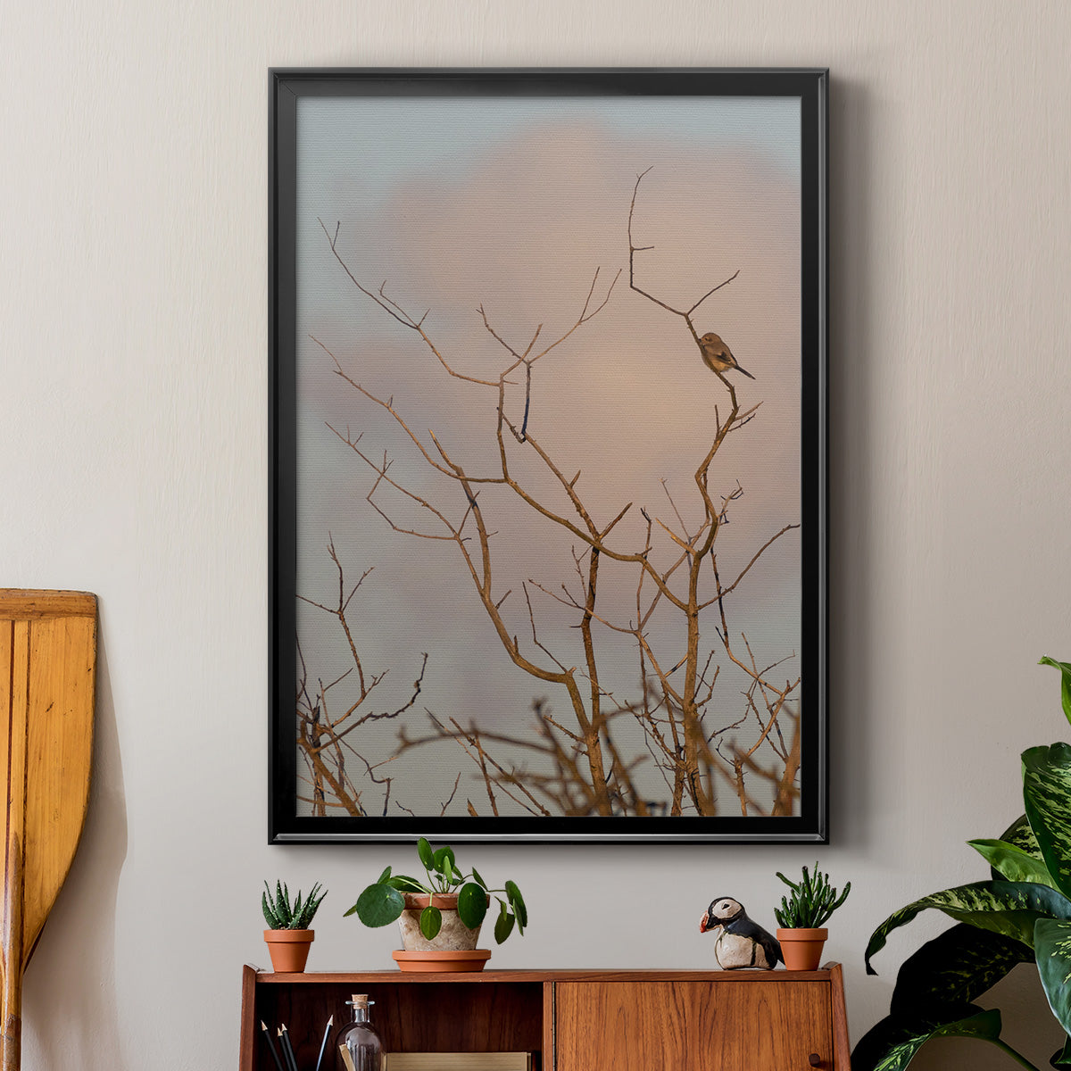 At Dawn - Modern Framed Canvas Print