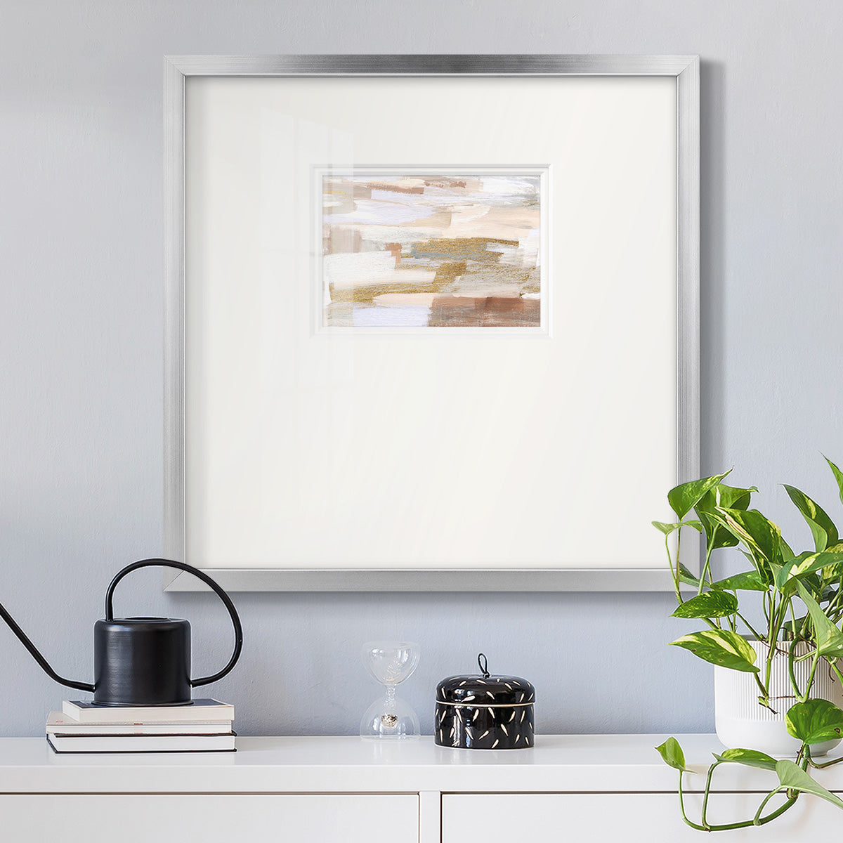 Gold Quartz II Premium Framed Print Double Matboard