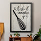 Whisked Away - Modern Framed Canvas Print