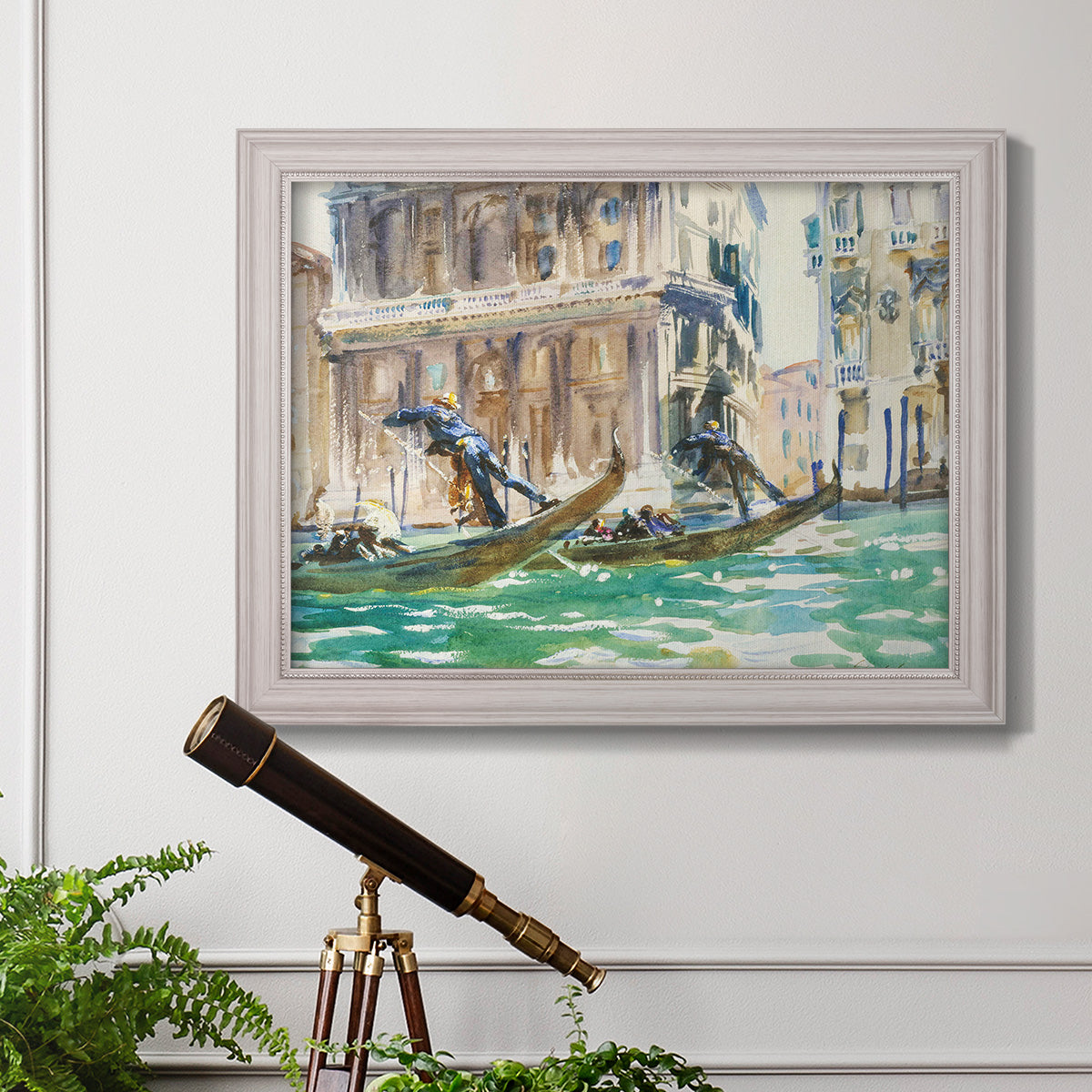 View of Venice, 1906 - Ornate Framed Canvas Print