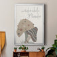 Wonder While You Wander - Modern Framed Canvas Print