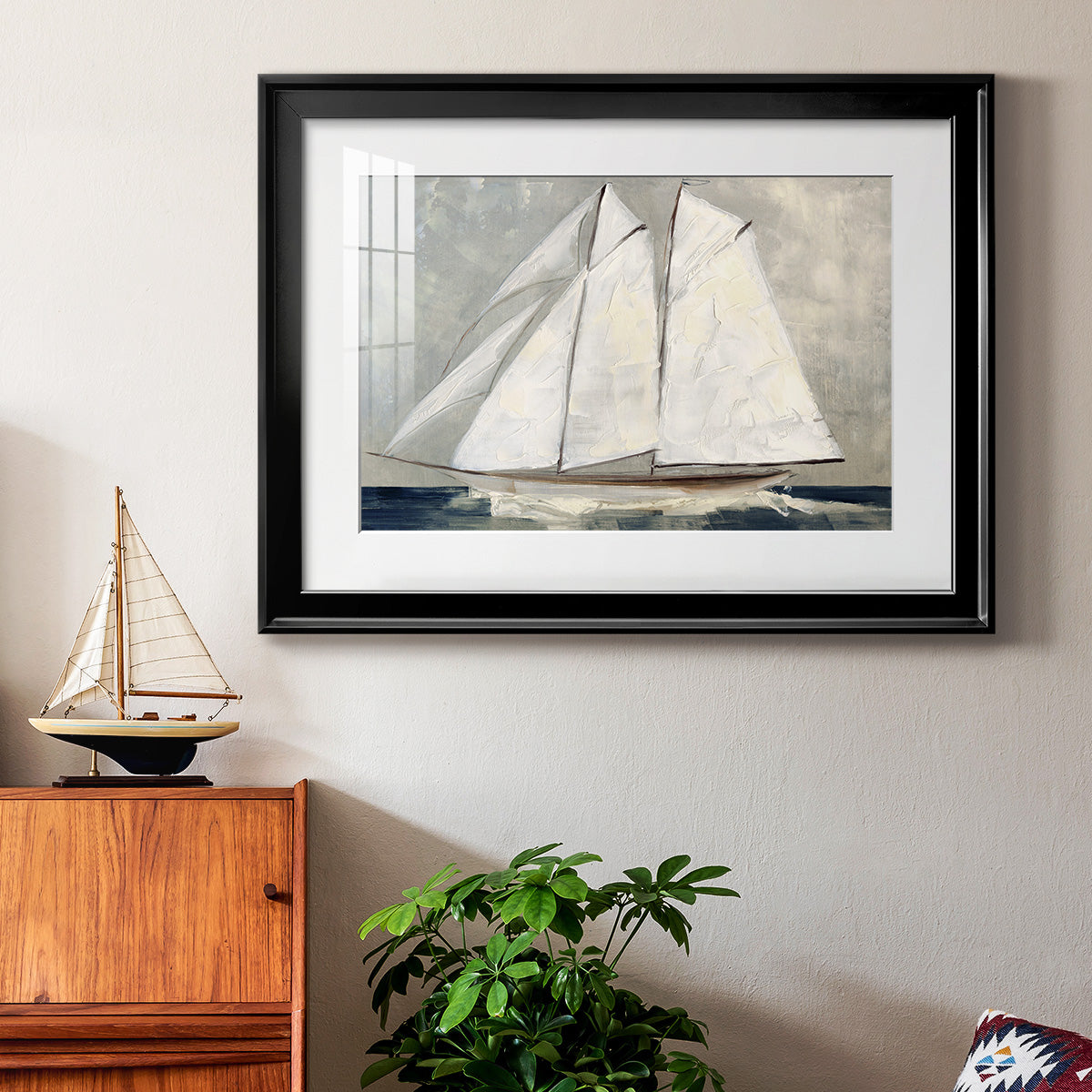 Setting Sail Premium Framed Print - Ready to Hang