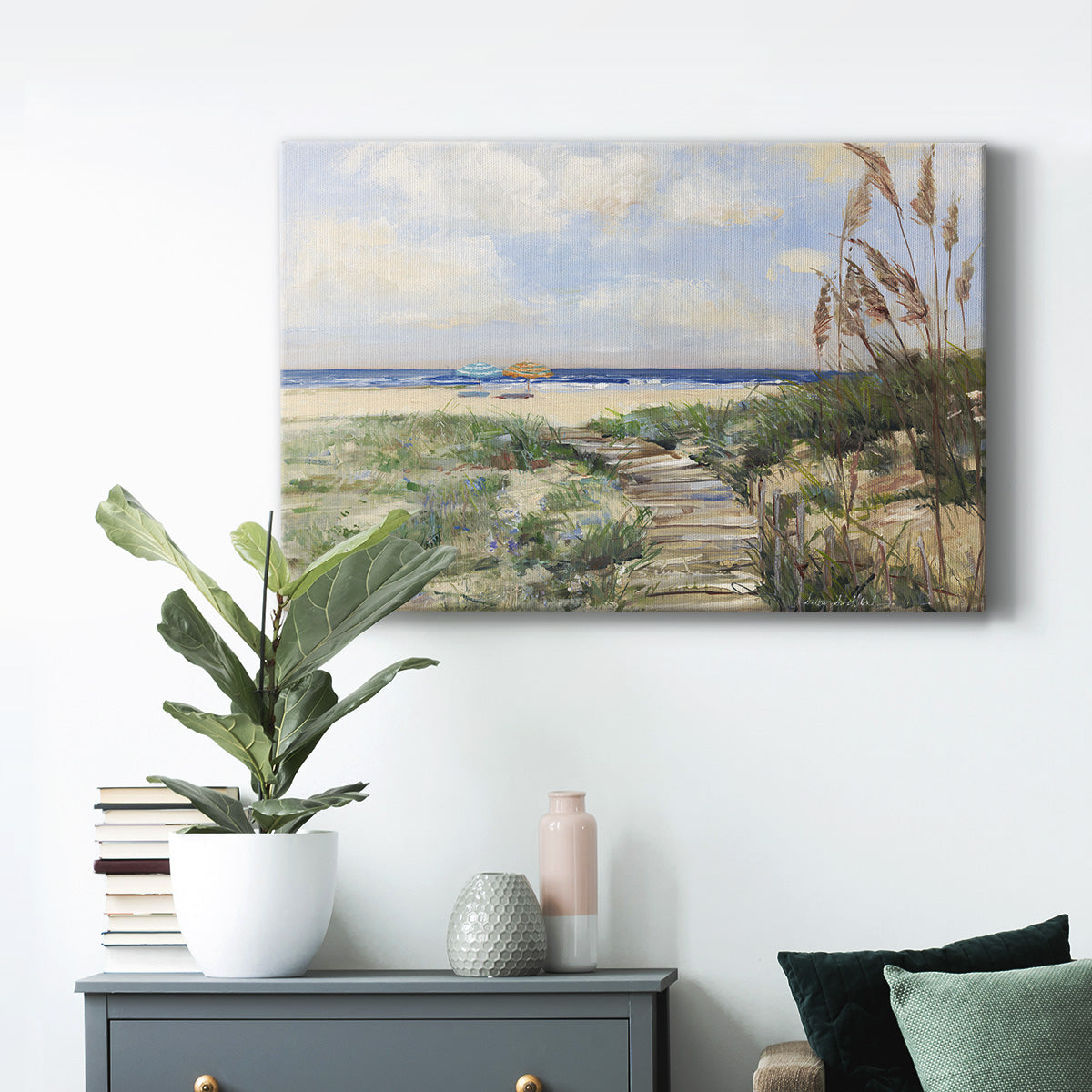 Summer Seas Premium Gallery Wrapped Canvas - Ready to Hang