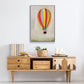 Lucky Hot Air Balloon - Framed Premium Gallery Wrapped Canvas L Frame - Ready to Hang