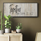 Together We Have - Floater Framed Canvas Print