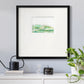 Green Mist Vista I Premium Framed Print Double Matboard