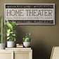 Home Theater - Floater Framed Canvas Print