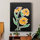 Pop Flowers I - Modern Framed Canvas Print