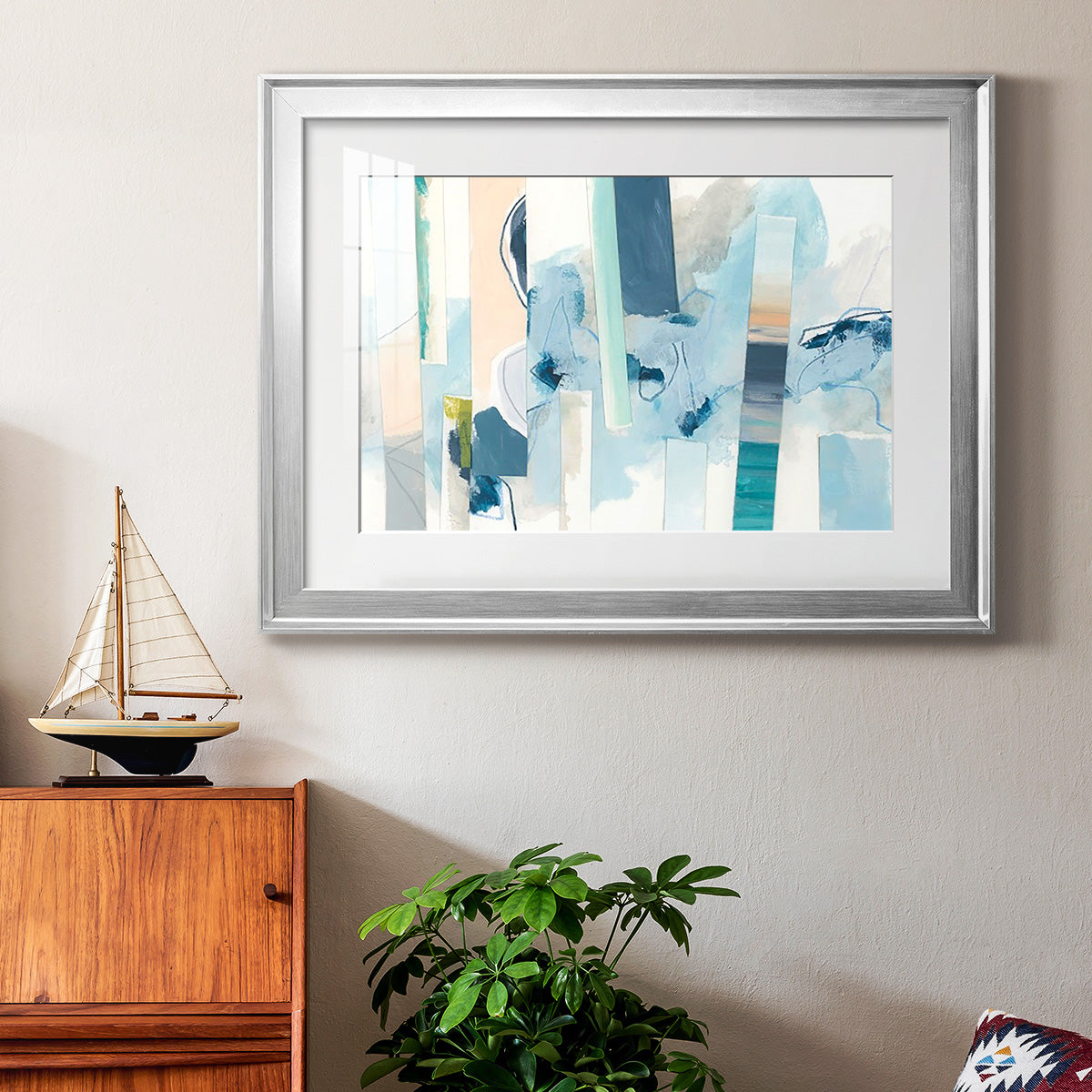 Liquid Strata II - Modern Framed Art Print