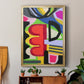 Bold Shape Shift I - Modern Framed Canvas Print