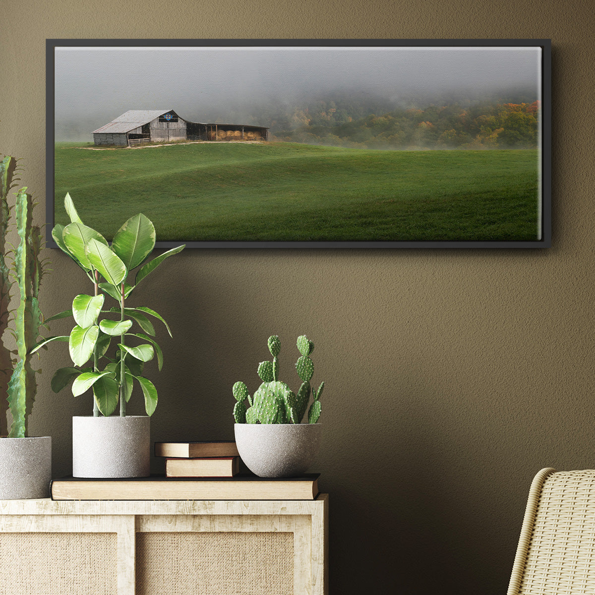 Mountain Air - Floater Framed Canvas Print