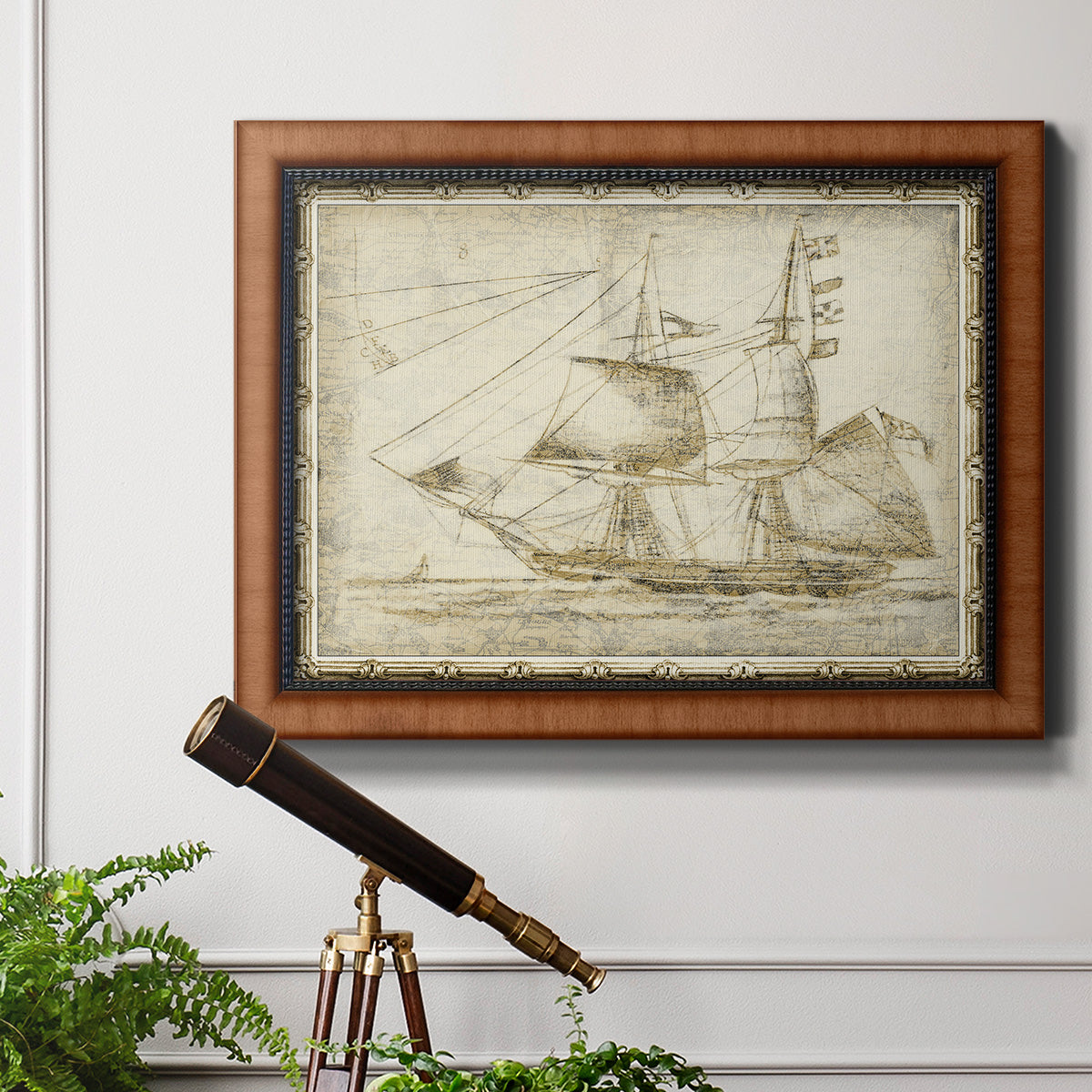 Ghost Ship II Premium Framed Canvas- Ready to Hang