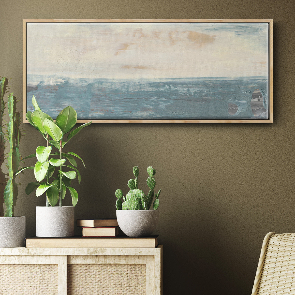 Peace and Calm III - Floater Framed Canvas Print