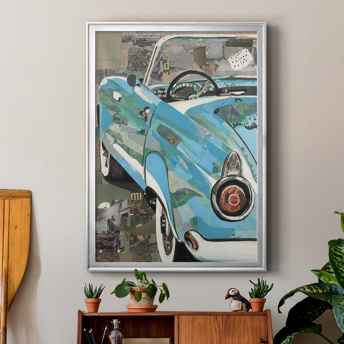 Thunderbird - Modern Framed Canvas Print