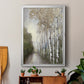 Woodland Walk Neutral - Modern Framed Canvas Print