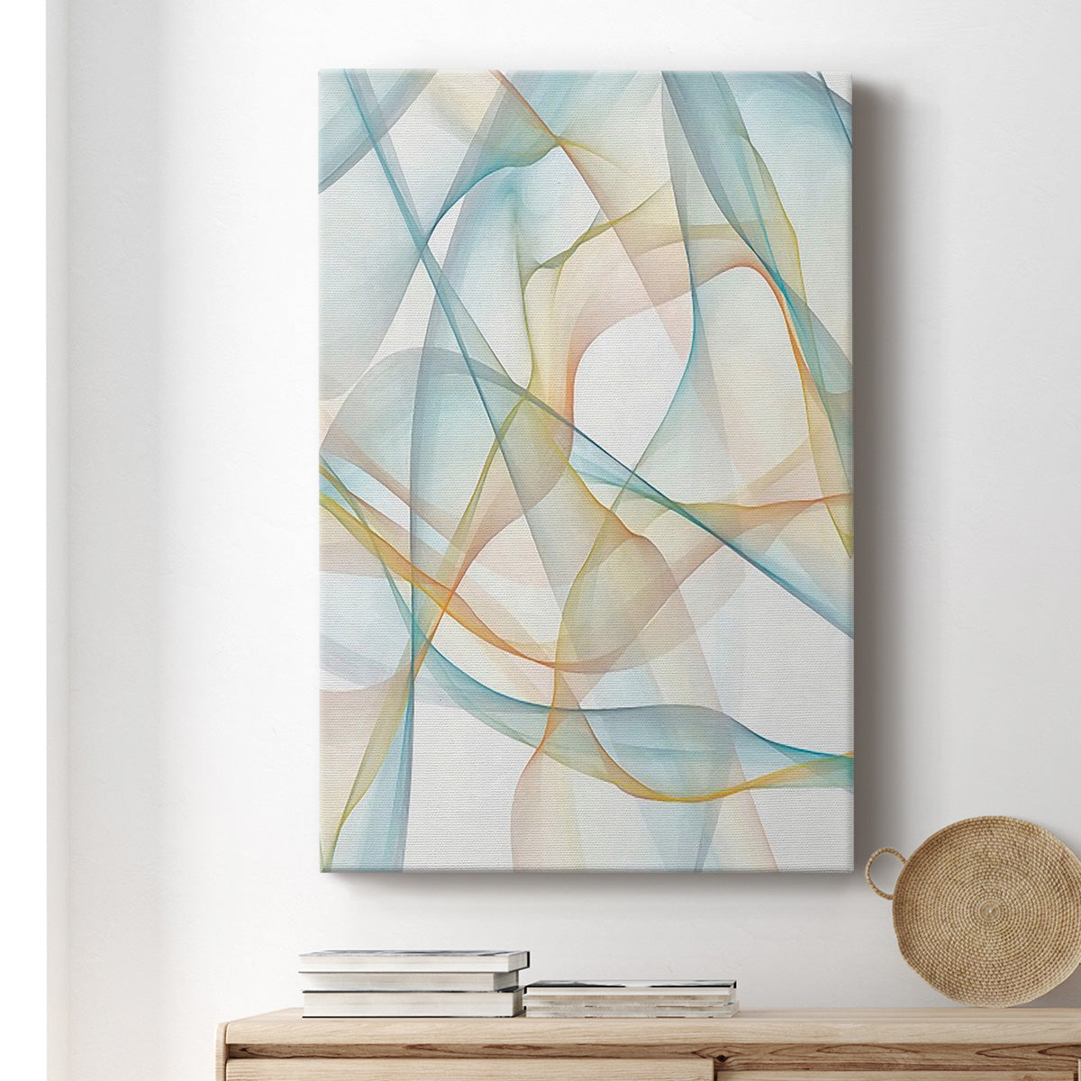 Curves and Waves III - Canvas Art Print