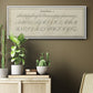 Manuscript Sampler IV - Floater Framed Canvas Print