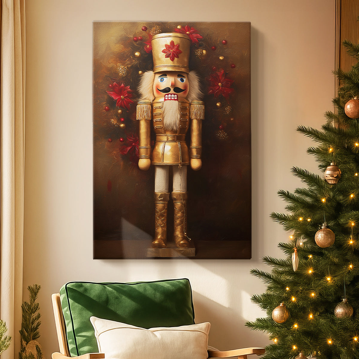 Amber Promise of Nativity - Canvas Art Print