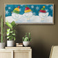 Merry Snowmen - Floater Framed Canvas Print