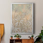 Embellished Starburst Bloom II - Modern Framed Canvas Print
