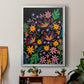 Muddled Flowers I - Modern Framed Canvas Print