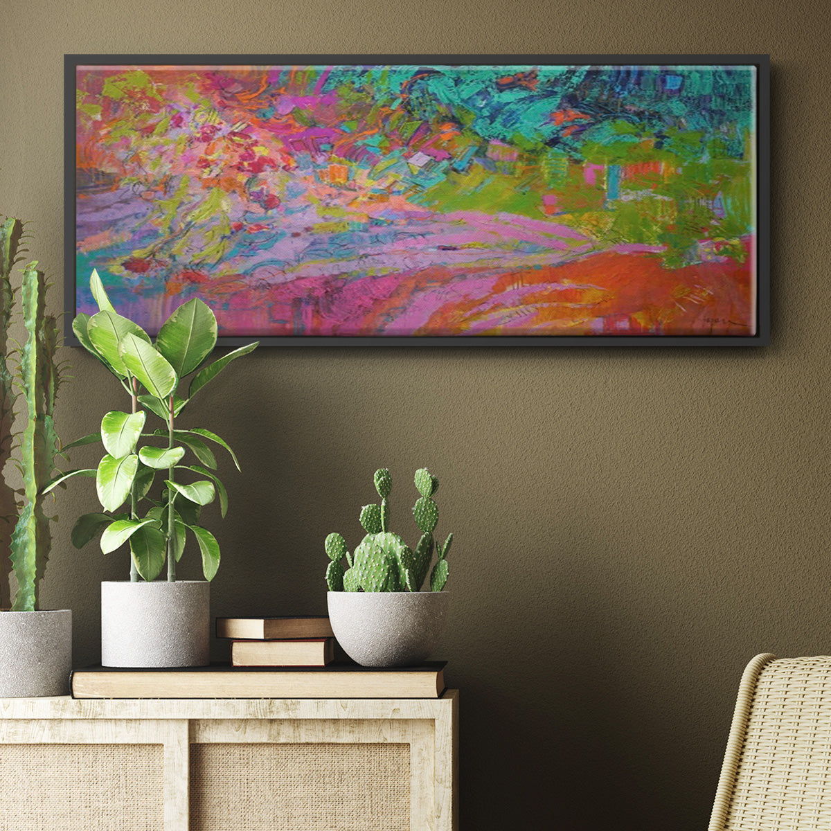Passion Diva - Floater Framed Canvas Print