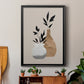 Simple Bud Vases I - Modern Framed Canvas Print