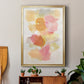 Warm Petals II - Modern Framed Canvas Print