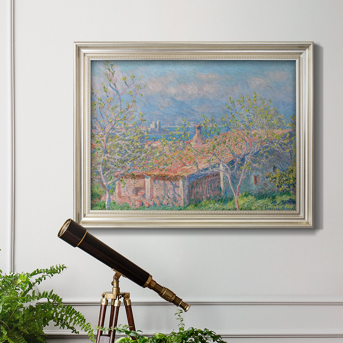 Gardener's House at Antibes - Ornate Framed Canvas Print