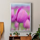 Magenta Stem - Modern Framed Canvas Print