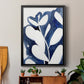 Blue Eucalyptus II - Modern Framed Canvas Print