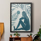 Moon Gazer II - Modern Framed Canvas Print