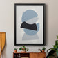 Shapely Blues I - Modern Framed Canvas Print