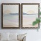 Wave Tableau I - Premium Framed Canvas 2 Piece Set - Ready to Hang