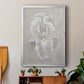 White Iris II - Modern Framed Canvas Print