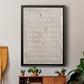 Pearl Punch Card I - Modern Framed Canvas Print