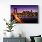 Bay Bridge at Sunset - San Francisco - Canvas Art Print