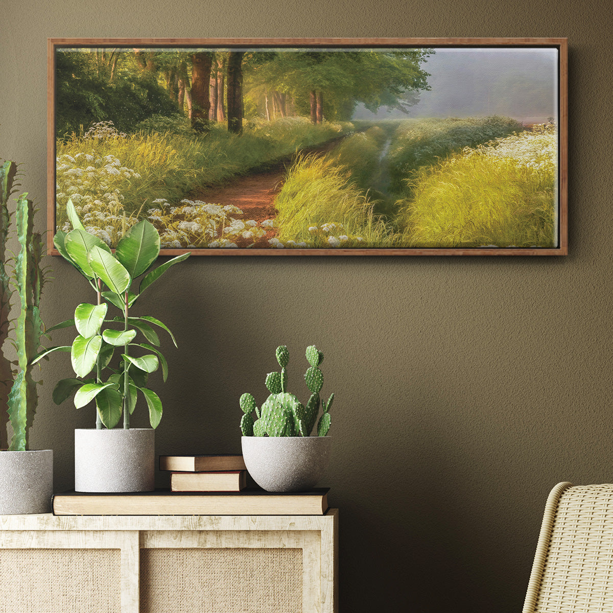 Spring in Holland - Floater Framed Canvas Print